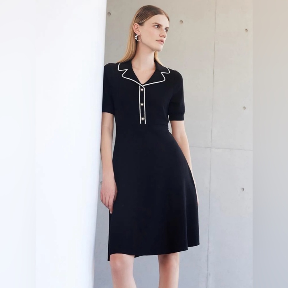 Goelia Tencel Mulberry Silk Gathered Waist Midi Dress US L